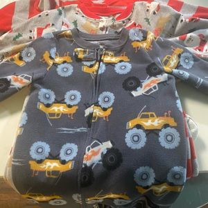 Footie winter pajamas